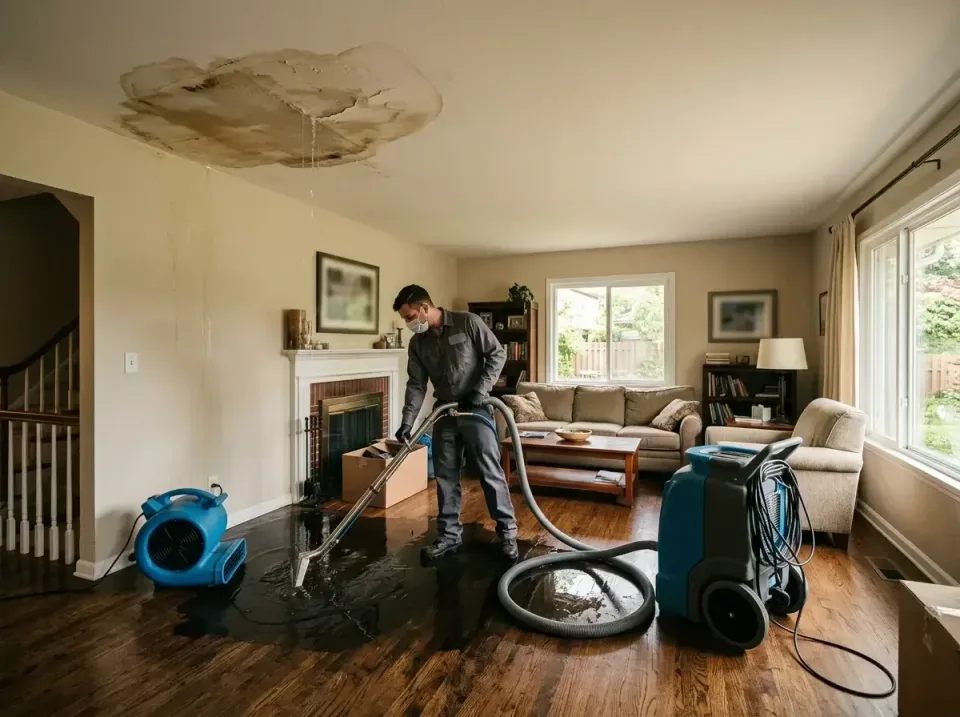 attic-pipe-burst-ceiling-drip-008 — frequently asked questions, Water Damage Restoration & Carpet Care in Hanceville, AL